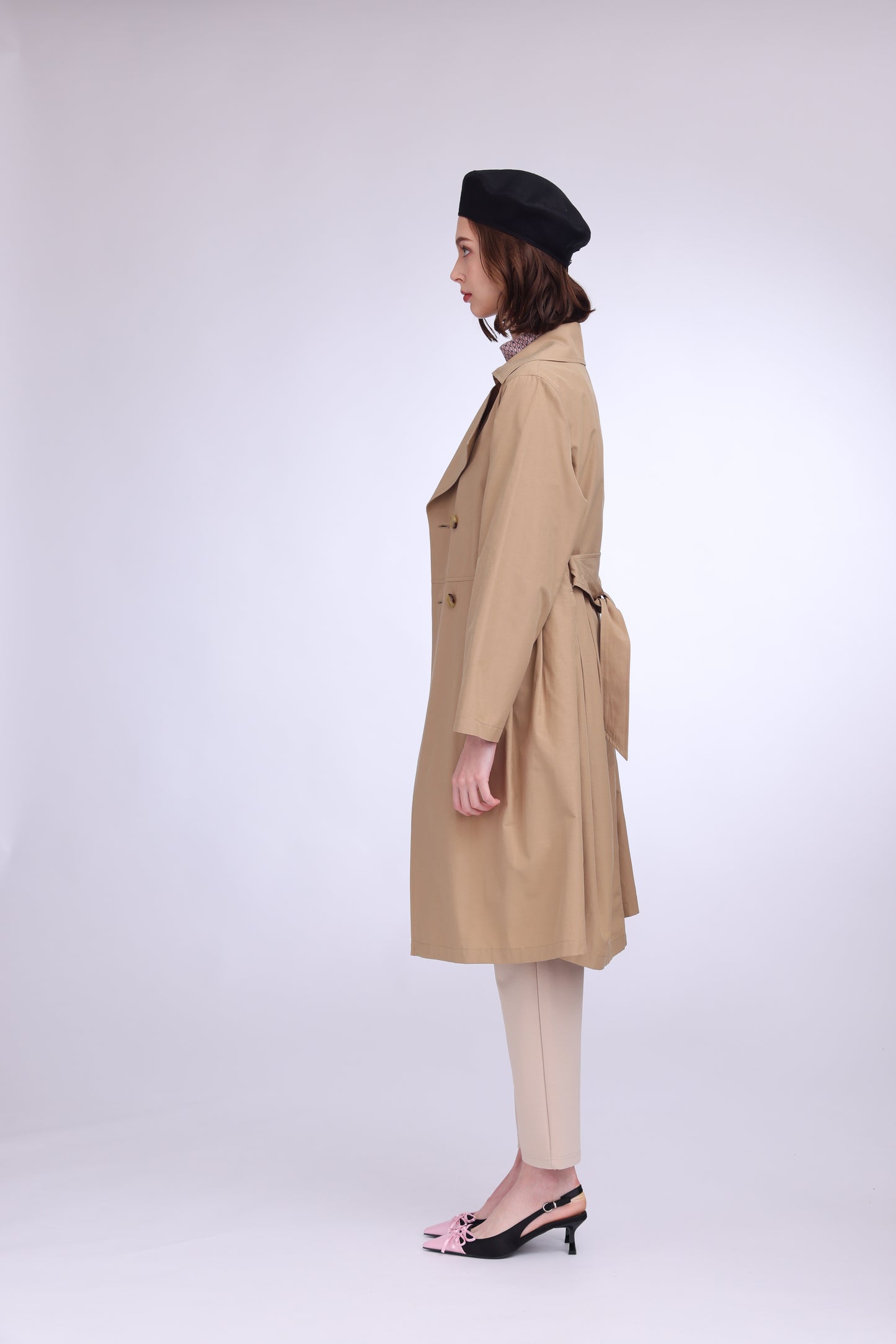 タフタ トレンチコート 353-1037
