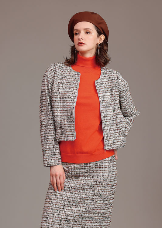 ノーカラージャケット 351-4140