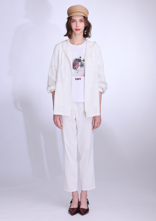 フラワープリントTシャツ 753-4901