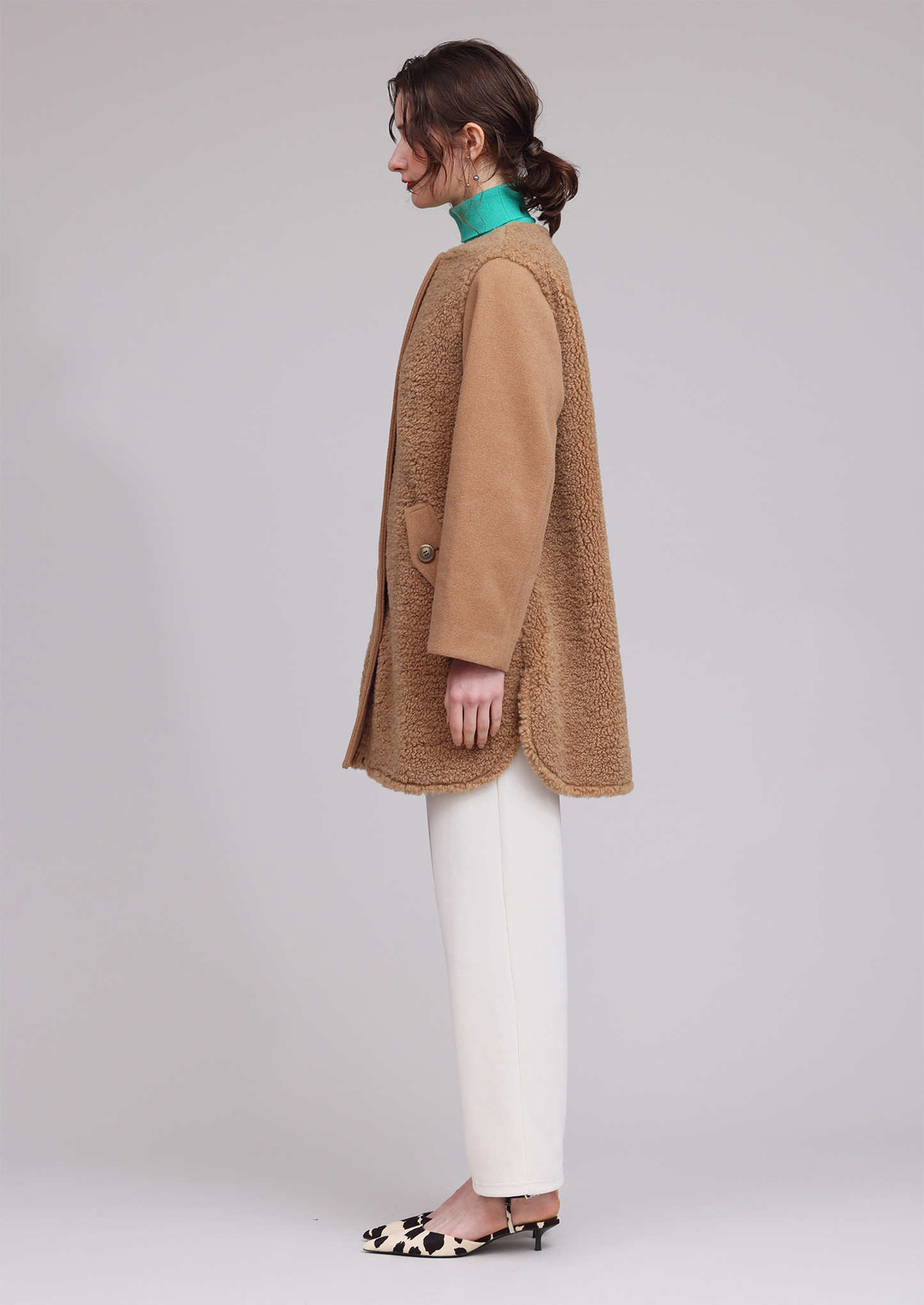 ノーカラーコート 751-4534