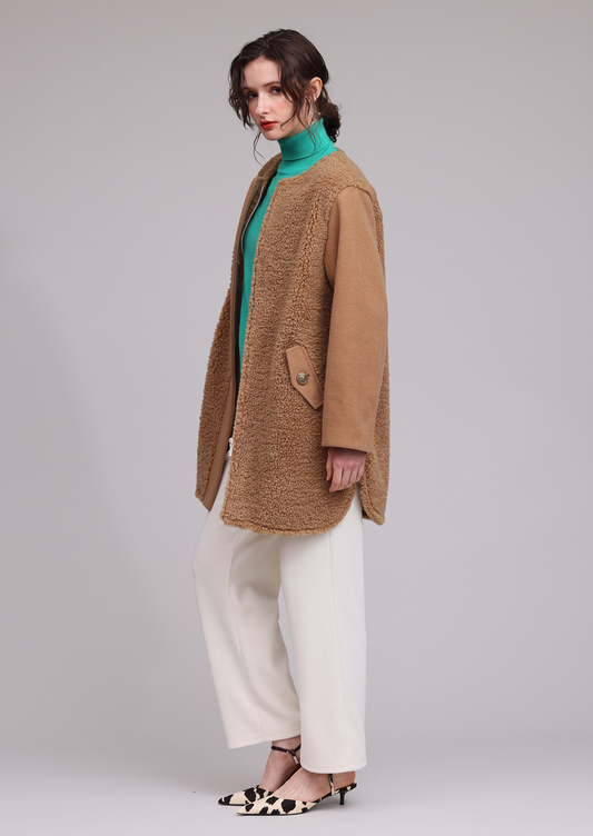 ノーカラーコート 751-4534