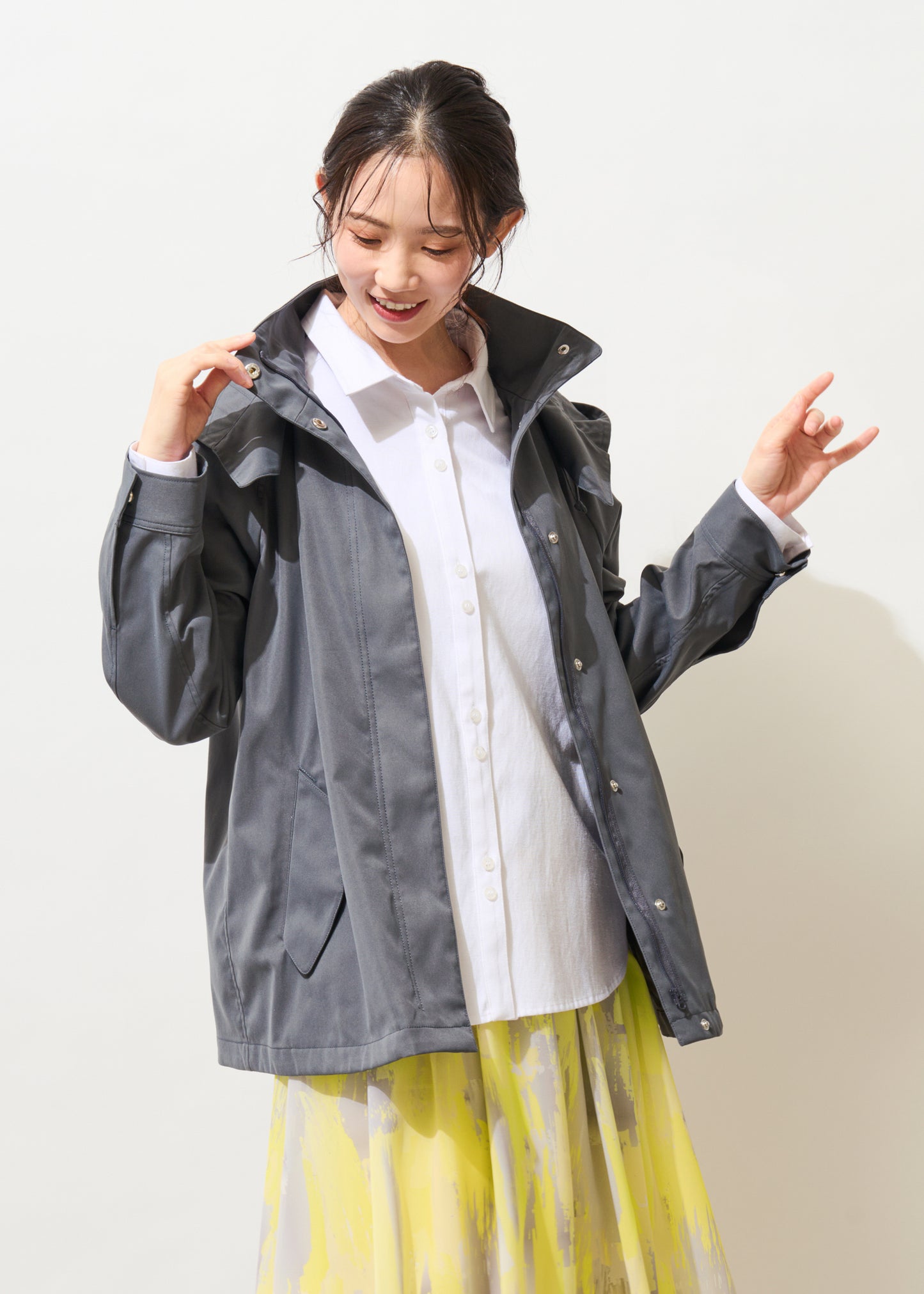 model：H160cm　size：M