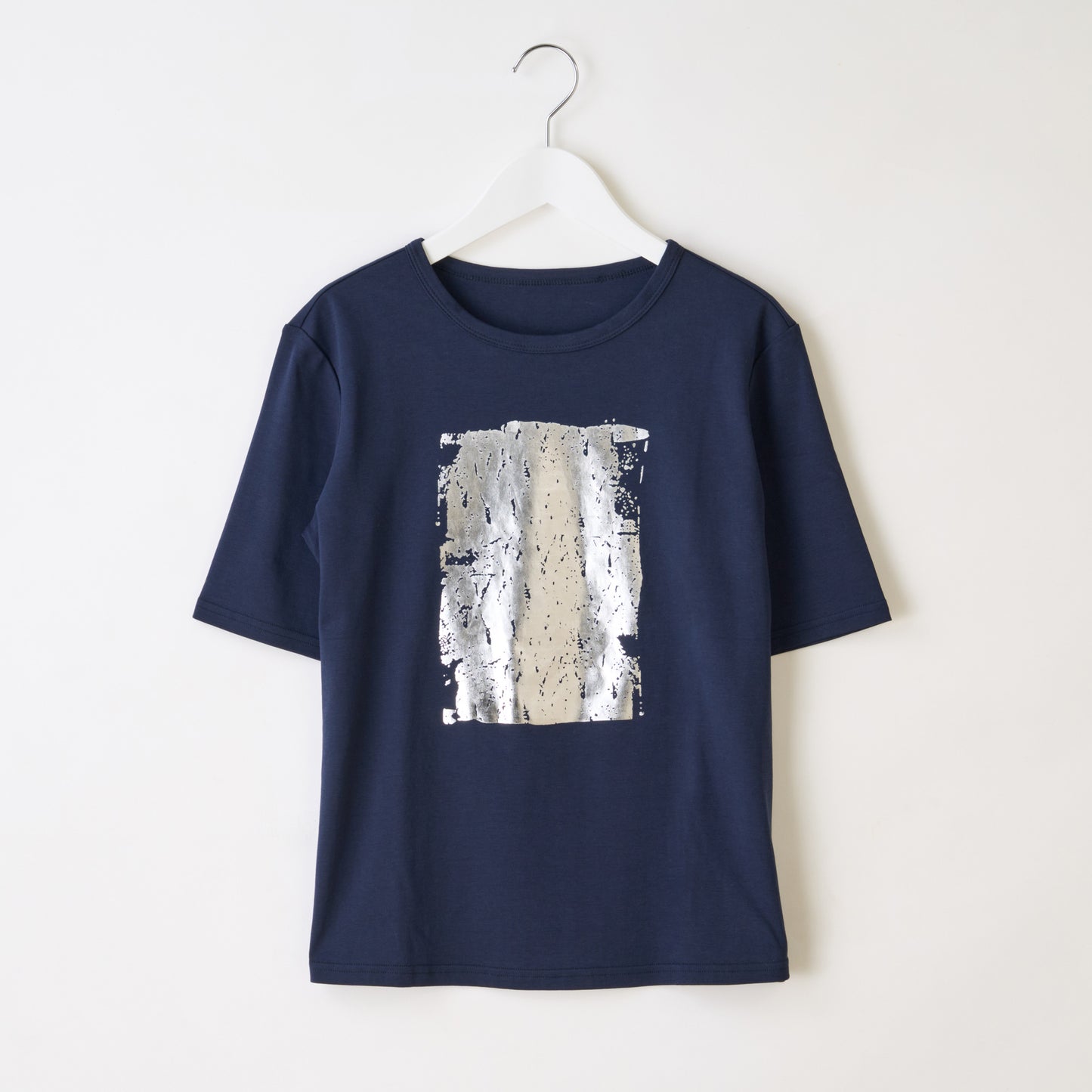 箔プリントTシャツ　763-4G01