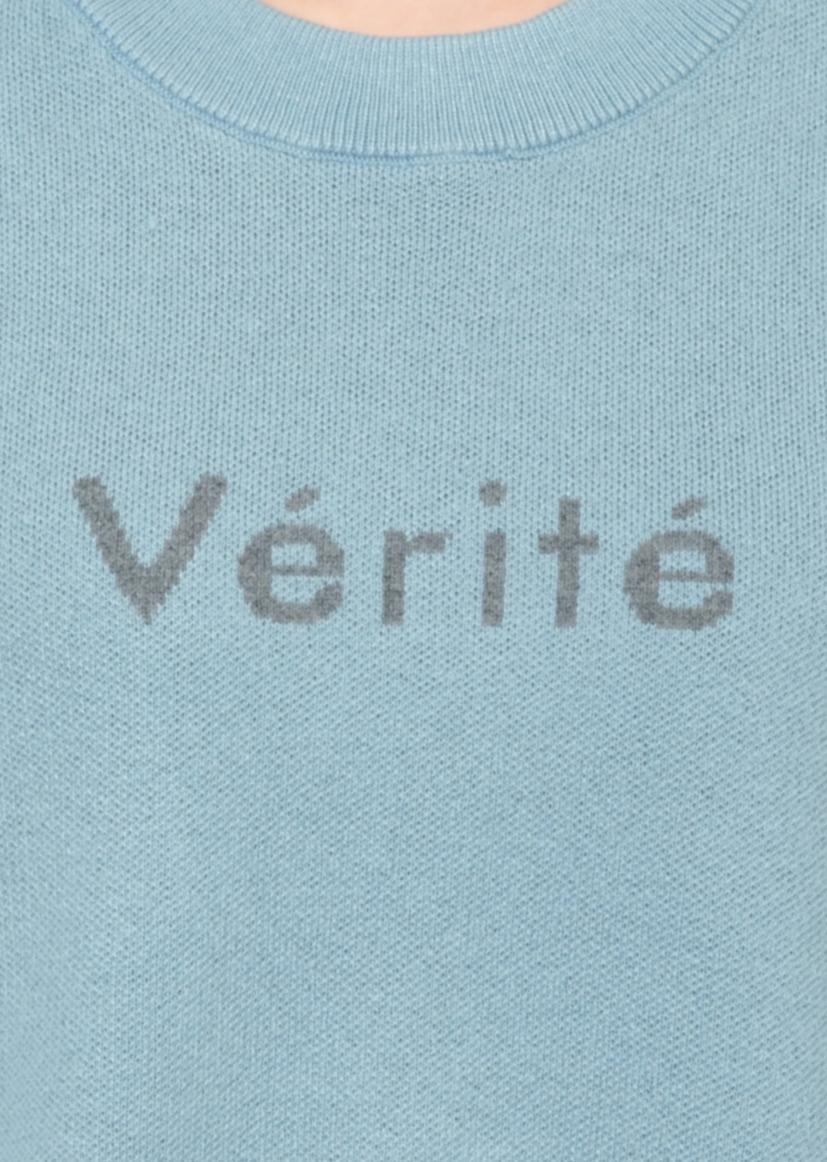 Veriteロゴジャガードニットプルオーバー　865-3C65